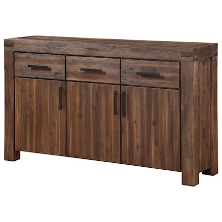 3-Door Sideboard with 3 Drawers